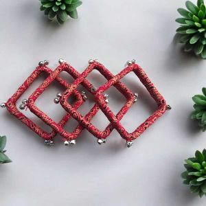 Crafted Printed Fabric Bangles