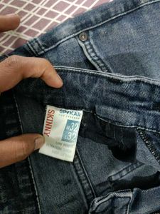 Original Spykar Charcoal Denim Jeans