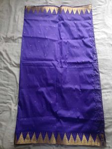 Purple Silk Saree