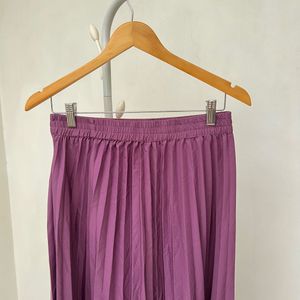Pleated Maxi Skirt