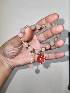 Beaded Flower Bracelet