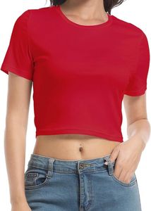 Red Crop Top