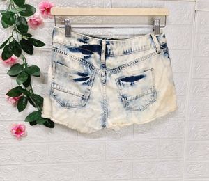 🎁Buy 2 Get 1 Free 🎁Acid Wash Denim Shorts