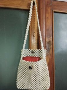 Elegant Beaded Shoulder Bag
