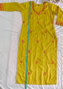 Beautiful Mustard KurtibPalazzo Set