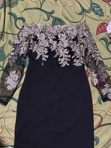 Black &amp; Gold Party Dress