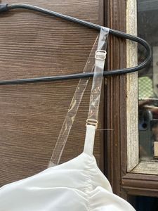 White Ruched Cami Top