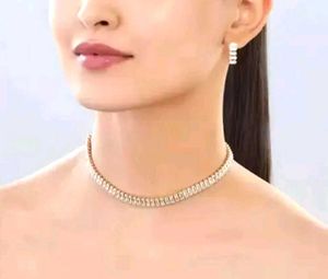 🆕 Rose Gold Chain And Earrings