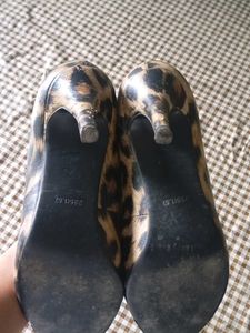 Leopard Print Pointed Heels