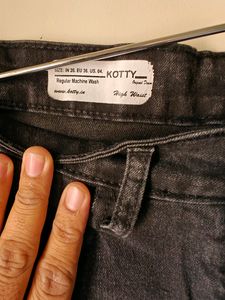 KOTTY Denim Wide Leg Jeans For Women And Girls