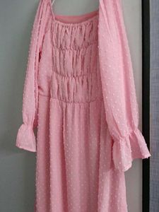 Pink Polka Dot Dress