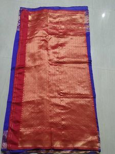 💙Litchi Silk Saree