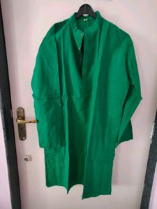 Green Cotton Kurta