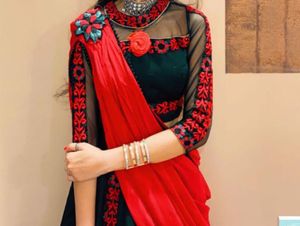 Red Black lahenga