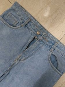 Wide Leg Denim Jeans