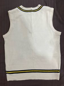 Cream Vintage Sweater Vest