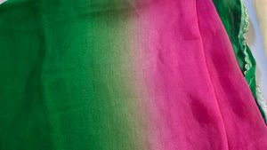 Double Coloured 6 Peace Set Dupatta