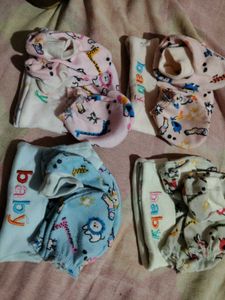Baby Cap,  Mitten And Botties