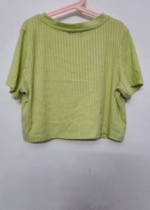 Lime Green Crop Top