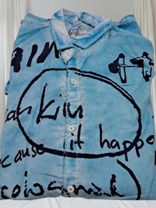 Tie Dye Printed Designer  Shirt For Men