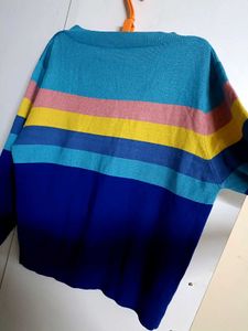 Viral Korean Sweater With Rose Buttons