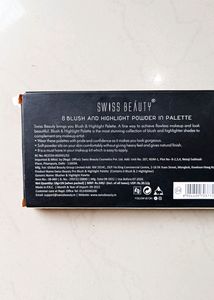 Swiss Beauty Pro Blush And Highlight Palette
