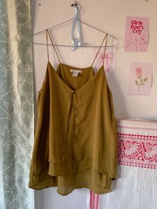 Olive Green Cami Top