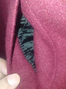 Burgundy Bomber Jacket