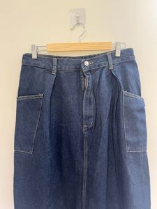 Y2K Denim Midi Skirt