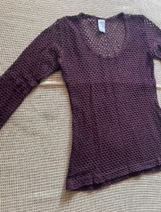 Full Sleeve Mesh Top