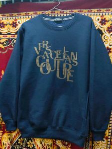 Men 2 Pocket Dark Blue Sweatshirt