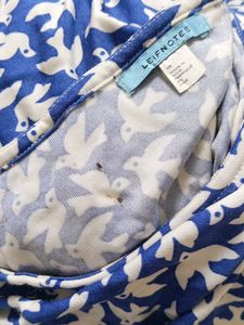 BIRD PRINT DRESS