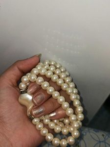 Vintage Pearl &amp; Rhinestone Bracelet
