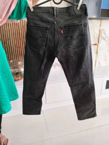Levis Black Wash Denim Jeans