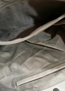 Ivory Quilted Tote Bag