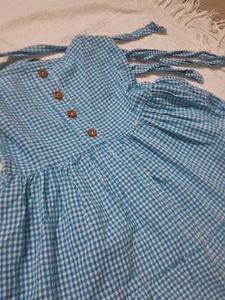 Blue Gingham Sundress
