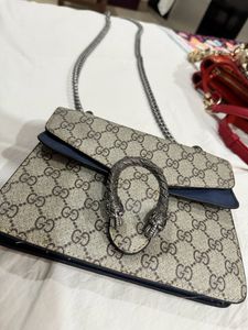 Very Good Quality Gucci Copy Bag Crome Finish
