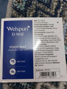 WELSPUN Floor Mat
