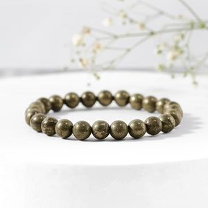 MONEY MAGNET | Pyrite Beaded Bracelet