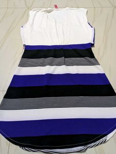 Colourful Blue Dress For Womens