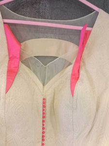 Pink &amp; Beige Party Dress