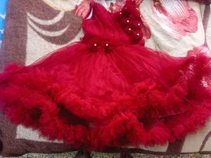 Red Tulle Dress