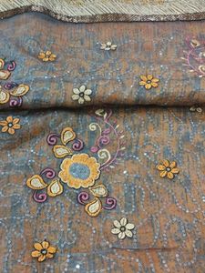 Elegant Floral Saree