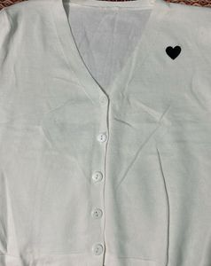 Cute White Cardigan