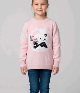 Cute Girls' Knit Sweater