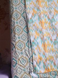 Colorful Zigzag Print Dress