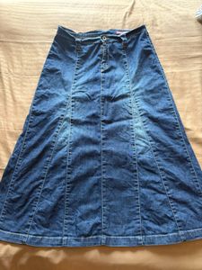 JEALOUS - Denim Maxi Skirt
