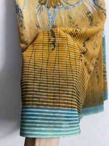 Beautiful Mustard Yellow Color Saree