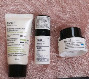 Belif Moisturizer,Facewash And Toner Kit