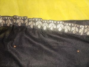 Black Embellished Saree